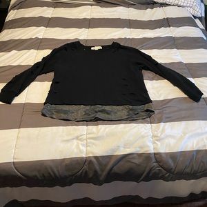 Vintage Havana Camo Distressed Sweatshirt